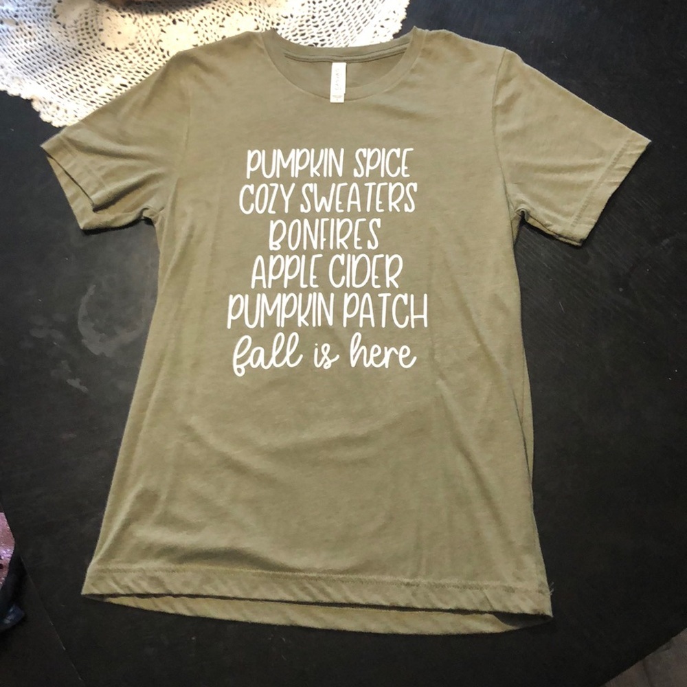 Fall Inspired Tee size SMALL
